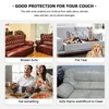 Funda de sofá elástica de lana Polar para sala de estar, sillón, tela de rejilla de maíz, Protector, decoración del hogar, gratis, 240127