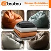 OTAUTAU 4ft grote kunstleren zitzakhoes zonder vulling buitenzitzak Chaise Lounger poef Salon Game Movie Sac Puff DD004 240118