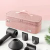 Storage Bags Hair Dryer Bag Dual Layer Curling Iron Zipper Closure Tool Pouch For Home Travel