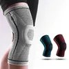 Podkładki kolan Basketball Silikon biegający do wsparcia Brace Brace Football Professional Compression Sport