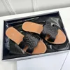 10a Top Qualität Sommer Strand Hausschuhe Sandale Flacher Absatz Mule Luxus Freizeitschuhe Echtes Leder Männer Frauen Sliders Sandale Designer Slides Dame im Freien Slipper Geschenk