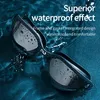 Copozz Swimming Goggles Waterproof Vistex Anti Fog Mirhrored Regulowane silikonowe szklanki pływania profesjonalne sprzęt do pływania okulary 240119