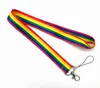 Fashion Rainbow Lanyard Cartoon Neck Strap Lanyard for Key ID Card Badge Holder Mobile Phone Straps Lanyard Keychain dhgate