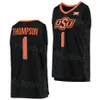 Oklahoma State Cowboys Basketball College 32 Mike Marsh Jerseys University 2 Eric Dailey Jr 21 Justin McBride 1 Bryce Thompson 12 Javon Small 51 John-Michael Wright