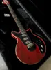 Guitare électrique Brian May rouge personnalisé, main droite gauche, 24 Freight 3 Burns TRI SONIC Pickup double 369vibrato bridge