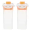 Storage Bottles 2 Pcs Laundry Detergent Box Lotion Bucket Large Capacity Sub Bottle Liquid Pp Powder Refillable