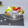 Plats Assiettes Saladiers Faits À La Main Spéciaux Glace Sèche Conception Artistique Verre Cuisson Creuse Bol Délices Moléculaires Creat318U