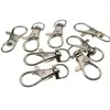 Keychains 20pcs 35x16mm Swivel Trigger Lobster Clasp Snap Hooks Keychain Key Ring Craft DIY Jewery Making Findings Z1084