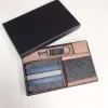 New Card holder Designer Ladies Keychain Luxury Card Holder Men Ring Small wallet Short buckle leather bag Zipper Credit Card Fashion Cardholder Men wallet