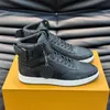 Designerskie buty Rivoli L Casual Sneakers Mens Womens High Top Buty luksusowe buty cielęce