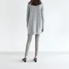 Swetry damskie Gejas Ainyu jesienne zima moda 2024 Turtleneck kaszmirowy sweter z dzianiny luźne topy