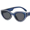 Occhiali da sole alla moda Occhiali da sole unisex Occhiali da sole Occhiali da vista Cat Eye Occhiali anti-UV Occhiali da vista Personslity Retro Adumbral