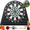 wholesale Free ship Customized Oxford inflatable Soccer dart board football kick dartboard target Sport Games Sticky Ball Shooting with blower and balls