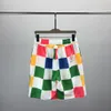 2 mode män kvinnor som sommarspårar sport kostymer avslappnad klassiskt brev mönster tryck mäns korta ärm shorts män toppar pojkar tees färger kläder#344