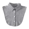 Bow Ties 2024 LAPEL FAKE CHARAS FÖR KVINNA SAPTACHABLE SHIRT COLLAR Sweater Blus Toppar Solid Color False Neckwear Tie