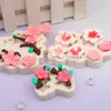 Peach Blossom Molds, Plant flowers and leaf Fondant Silicone molds Cake Decorating Tools Chocolate Mold,Cupcake Decorating Topper Decoration 1221405