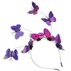 Bandanas Decorations Butterfly Headband Miss Garland Boho Plastic Hair Accessory For Women