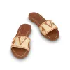 Designer mule slide womens luxury New style canvas Mens shoe outdoor slipper Leather sandal summer Sliders Casual Shoes comfort Flat heel gift travel sandale loafer