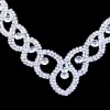 Necklaces StoneFans Women Luxury Wedding Prom Bridal Crystal Rhinestone Necklace Earring Jewelry Set Hot New Trendy Rhinestone Jewellery
