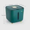 10 L Rijstopslagcontainer Graan Verzegelde Pot Voedselkwaliteit Droog Voedsel Luchtdichte Container Plastic Keuken Pantry Organisatiebak 240124
