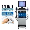 Professionele Hydrofacial Machine Huidverjonging Anti-Aging Hydrodermabrasie Microdermabrasie Gezichtsgereedschap Met 14 Handgrepen