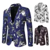 Spring And Autumn New Korean Version Slim Fit Hot Stamped Suit Nightclub Bar Performance Host Wedding Small Suit Coat