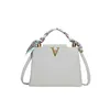 Cross Body 2024 New Lychee Vee Inlaid Gold Edge Tote Bag Light Luxury Handbag sling one Shoulder Crossbody Large Capacity Women's