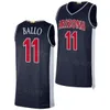 Arizona Wildcats Basketball College 11 Oumar Ballo Jersey University 2 Caleb Love 14 Motiejus Krivas Keshad Johnson Kylan Boswell Pelle Larsson Mans Youth Woman