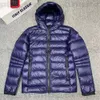 Canda Goose Kurtka męska Parkas MACKAGES PUFTER KURTA MEN BLACK CROFTON Lekki designerski płaszcz z recyklingu nylon-ripstop z kapturem gęsią kurtkę 375