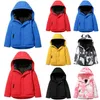 2024 Winter designer kids coat Down Jacket For Boys Real Raccoon Fur Thick Warm Baby Outerwear Coats 2-12 boys jackets Years Kid Teenage Parka