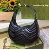 10A Top Tier Mirror Quality Small Marelle Bag Womens Real Leather Handbag Luxury Designers Black Shoulder Strap Wallrt On Silver Chain Canvas Zipper Purse023