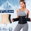 Misthin Women Ice Silk Shapewear Control Body Shaper Podwójny pasek Talia Bandaż Cincher Bandag Duż