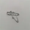 100 stks 5 cm 1 Loop Grote Veiligheidsspelden Zilver Kleur Broche Pins DIY Sieraden Vinden 240119