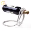 HOUYUP Collana di perle creative Cremagliera del vino Bottiglia di vino champagne Supporto sospeso Armadietto del vino Ornamenti Accessori bar Artigianato 240124