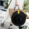 Chaveiros Lanyards Chaveiros Pulseira de Couro Hat Keeper Clipes MTI-Purpose Magnético Viagem Drop Delivery Acessórios de Moda Dhrhu
