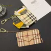 Nyckelringar Lanyards Fashion Ladies Designer Card Bag Keychain Double Coin Purse Kontrollerad Key Men's Driving Key Link Bag 2024 Designer Keychain Make Luxury Keychain