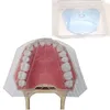 Disposizione dei denti della piastra guida dentale sulla protesi per un allineamento completo della protesi Strumenti di misurazione del laboratorio odontoiatrico
