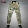 Pantalon cargo tactique hommes multi-poches pantalon militaire résistant à l'usure entraînement en plein air randonnée pêche pantalon décontracté ample mâle 240126