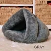 Mats Triangle Kennel Pet Dog Cat Cave igloo Bed Basket House Puppy Mjuk och bekväm inomhus kudde kennel husdjur tillbehör heta försäljning