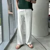 Herrenanzüge 2024 Männer Anzughosen Voll Baggy Lässige Hose mit weitem Bein für einfarbige japanische Stil Streetwear Oversize N37