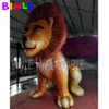 wholesale Lion gonflable géant de la décoration 6mH 20ft de haut d'événement avec l'impression polychrome animal personnalisé de bande dessinée de publicité pour le spectacle de partie