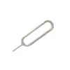 Rostfritt 1000 st/Lot Steel Sim Card Ejector Pin Universl Pin Nyckelverktyg för iPhone Samsung Huawe