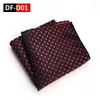 Dzieci 25 cm moda mody DOT Solid Sift Sift Floral Poliester Pocket Square Square Casual Wedding Suibor Akcesoria do chusteczki