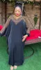 Abbigliamento etnico Abaya per le donne Dubai Lusso 2024 Chiffon Boubou Moda musulmana Caftano Marocain Abiti da festa da sera da sposa africani