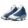 Met doos Heren Dames 13 Basketbalschoenen Jumpman 13s Blauw Grijs Tarwe Playoffs Zwart Flint Wolf Grijs Universiteit Blauw Zwart Cat Bred Heren Trainers Outdoor Sneakers