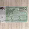 Копирование денег Фактический размер 1:2 Моделирование банкнот евро Опора DIY Детский реквизит Игровая валюта Tdvwx