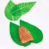 Derenwaren Sets 200 PCS Sashimi Bladeren Mat Green Artificial Tray Sushi Decor Grass Plate Leaf Adornment PP Ornament