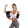 Women's Shapers 1Pair Sauna Arm Shaping Belt Womens Body Shaper Ion Coating Thermo Slimming Sweat Fitness Workout Gym Unisex