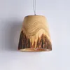 Lampes suspendues Arturesthome Lampe de chevet Art Log Wind Shade Creative Nature Suspendue Plafond Décor