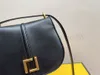 10A مصمم أزياء من الجلد الأصلي ، فاخر C Mon Fashion Women Fashion Women's Casual Gold Letter Bag Bag Wallet